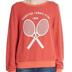 Wildfox Baggy Beach Jumper Hampton Tennis Club